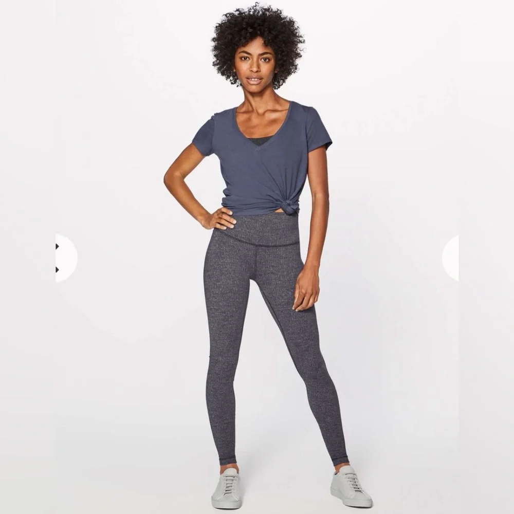 Lululemon Wunder Under Hi-Rise Tight *28" - Heathered Black - Size 6 - New! - Picture 3 of 5